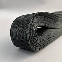 Регілін (кринолін) 4 см чорний - 46 м моток