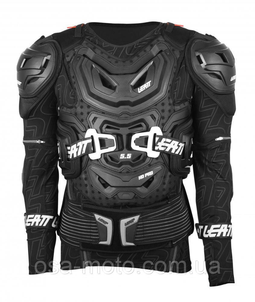 Моточерепаха LEATT Body Protector 5.5 Black S/M, фото 1