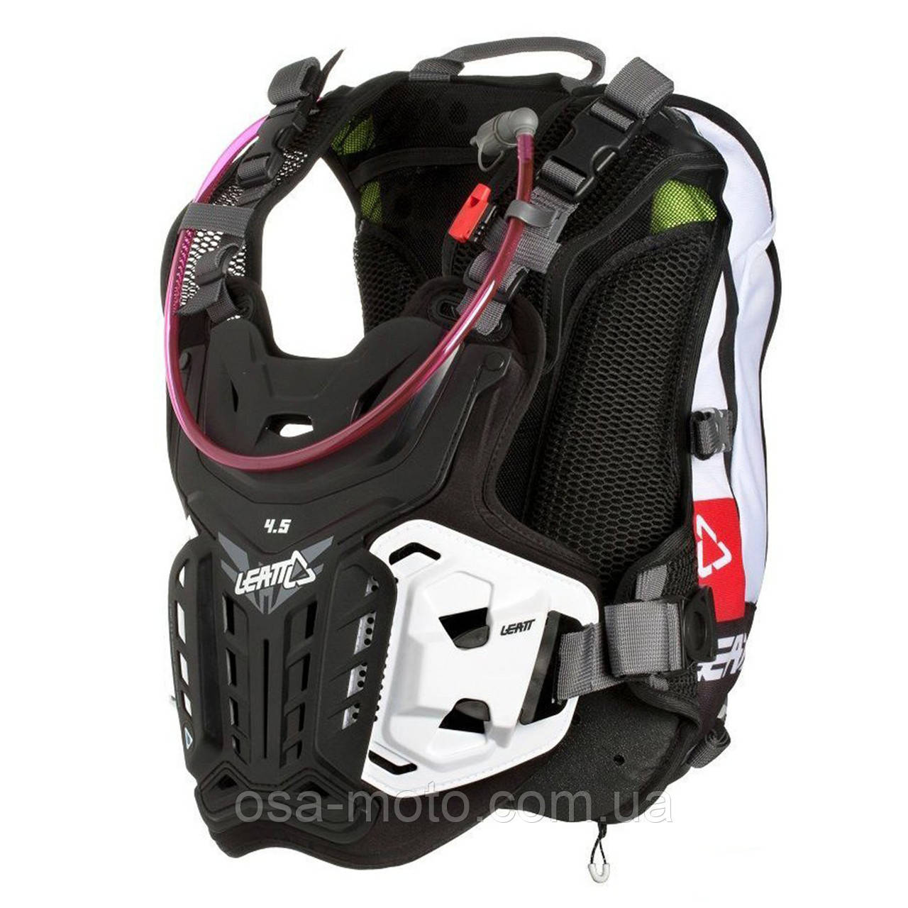 Моторюкзак панцир LEATT Chest Protector GPX 4.5 Hydra Black/White