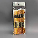 (6 шт по 8м) Набір муліне Airo (нитки для вишивання) - гірчичний мікс (676-3829), фото 2