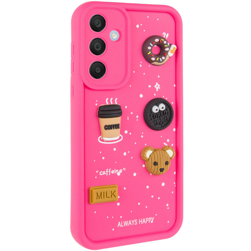 Силіконовий чохол Toys Case для Samsung Galaxy A36 5G | з мультяшним дизайном Pink / Always Happy