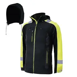 Флісова чоловіча кофта с капюшоном,робоча кофта флісова,куртка з високоякісного флісу, спецодяг, захисна фліска CLASSWORK