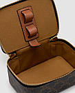 Сумка жіноча Селін Celine Top Handle Small Toiletry Case in Triomphe Canvas, фото 4