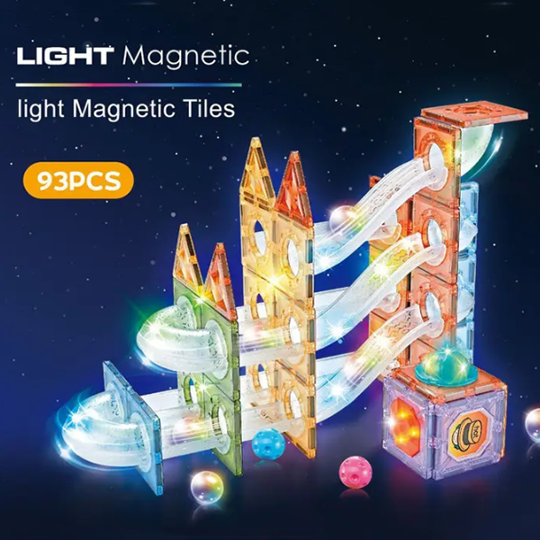 Конструктор магнітний Magnetic DIY 93 елементи Лабіринт Різнокольоровий