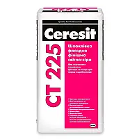 Ceresit CT 225 (25кг) Білий Шпаклівка фасадна фінішна цементна