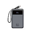УМБ XO PR267 20000 mAh USB-C/USB-А порт, USB-C кабель (PR267.grey), фото 3