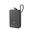 УМБ XO PR267 20000 mAh USB-C/USB-А порт, USB-C кабель (PR267.grey), фото 4