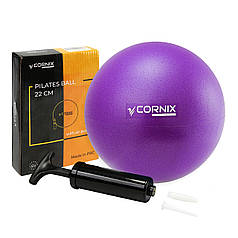 М'яч для пілатесу, йоги, реабілітації Cornix MiniGYMball 22 см XR-0225 Purple