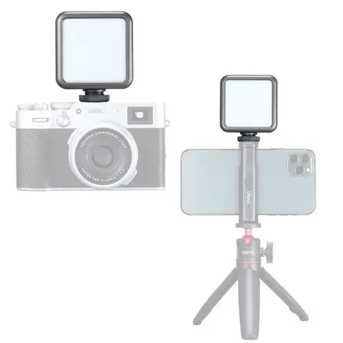 Накамерне LED-освітлення RGB, 1/4 магніт, 2000 мА·год, фотосвітло для телефона ULANZI VL49, фото 1