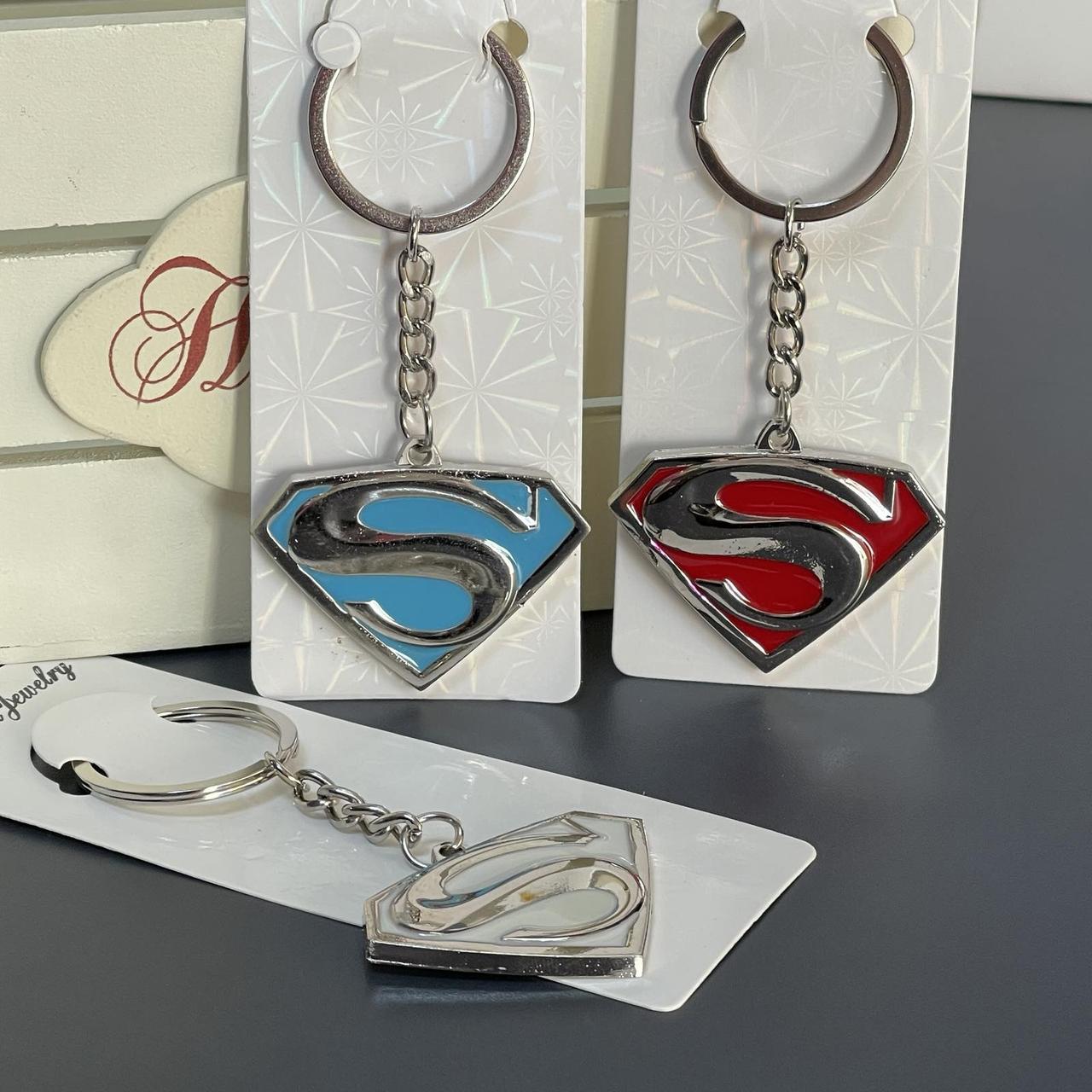 Брелок "Супермен", металевий, мікс, супергерої, фото 1