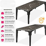 Обідній стіл із технороту Foggia 196 см, сірий колір, фото 6