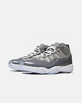 Чоловічі Кросівки Nike Air Jordan 11 Retro Cool Grey / Найк Аїр Джордан 11 Ретро Кул Сірі, фото 6