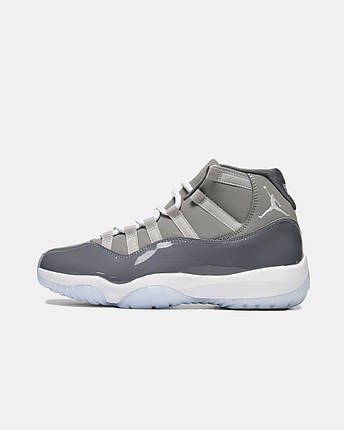 Чоловічі Кросівки Nike Air Jordan 11 Retro Cool Grey / Найк Аїр Джордан 11 Ретро Кул Сірі, фото 1