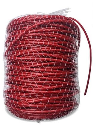 Кембрик EuroPlast Super Extra 4 мм для підв'язування рослин, червоний кг (Італія), фото 1