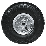 Візок присадибний на 4 колесах FLO з поворотним важілем, корито- 87х 47х 20 см, ручка- 80 см, 150 кг, фото 6