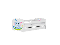 Дитяче ліжко Babydreams - Слоник з шухлядою 140/70 З шухлядою 180/80