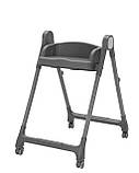 Стільчик для годування (гойдалка шезлонг, бустер) CARRELLO Comfort CRL-9506 Royal Grey Сірий, фото 3