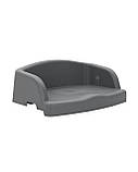 Стільчик для годування (гойдалка шезлонг, бустер) CARRELLO Comfort CRL-9506 Royal Grey Сірий, фото 4