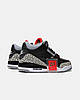 Чоловічі Кросівки Nike Air Jordan 3 Retro Black Cement / Найк Аїр Джордан 3 Ретро Цемент Чорні із Сірим, фото 7