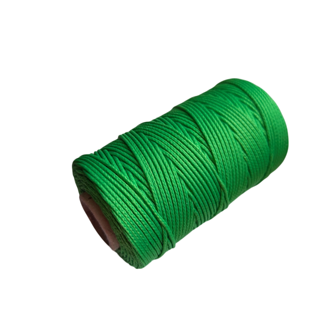 Плетений шнур 1,5 мм, 100 м, зелений для декору