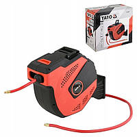 Пневматичний Шланг на Котушці 15 метрів Ø 12.5 х 19 мм YATO (YT-24246)