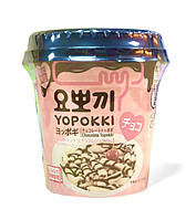 Корейські токпоккі у стакані шоколадні, Yopokki, 120 г