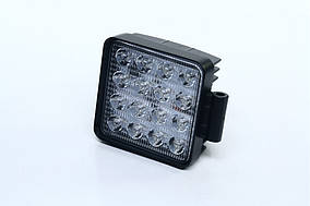 Фара LED прямокутна 48W, 16 ламп, 110 * 164мм, широкий промінь  DK B2-48W-A FL