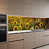 Фото панель універсальна ПЕТ, Самофіксуюча 62 х 205 см (товщина 1,2 мм) поле з соняхами, фото 8