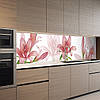 Фото панель універсальна ПЕТ, Самофіксуюча 62 х 205 см (товщина 1,2 мм) Теракотові лілії, фото 7