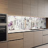 Наклейка на кухонний фартух 60 х 200 см, з захисною ламінацією, міські вулиці, фото 8