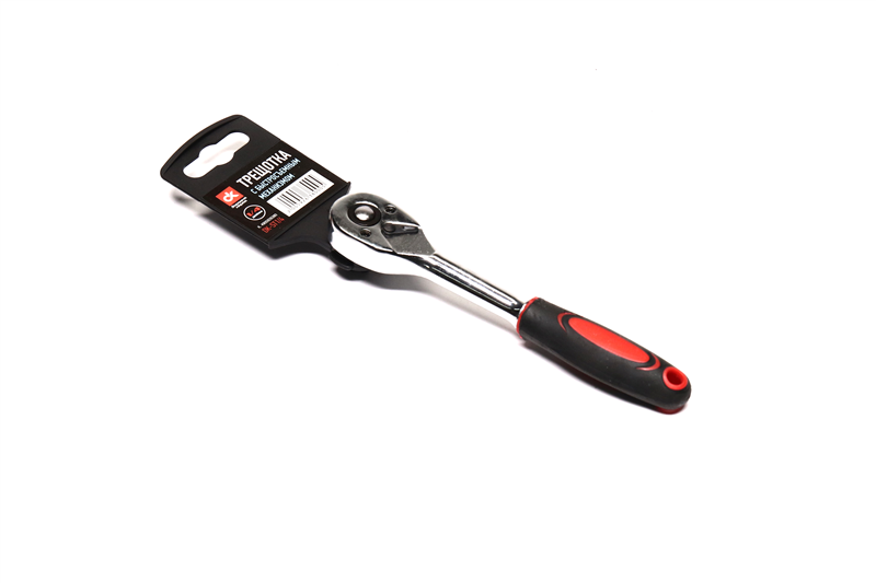 Трещітка з храповим і швидкознімним механізмами, квадрат 1/4, 24 ЗУБА dk-st1/4