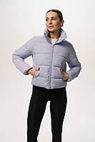 Пуховик укорочений жіночий "Bubble" блакитний (1868555982)