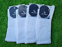 12 пар в упаковці шкарпетки білі високі теніски 41-45р.