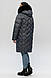 Жіночий пуховик великих розмірів, розміри 52 - 60, фото 3