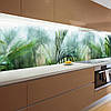 Фото панель універсальна ПЕТ, Самофіксуюча 62 х 205 см (товщина 1,2 мм) свіжість тропіків з краплями дощу, фото 6