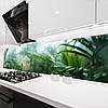 Фото панель універсальна ПЕТ, Самофіксуюча 62 х 205 см (товщина 1,2 мм) свіжість тропіків з краплями дощу, фото 8