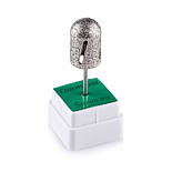 Фреза алмазна для педикюру Циліндр зелений 10 мм, фото 2