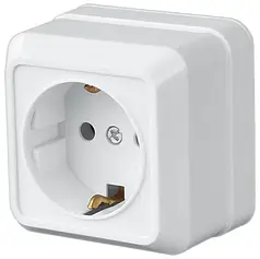 Розетка Lider LEGEND (Легенда) накладна з заземленням LRО16-779