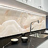 Фото панель універсальна ПЕТ, Самофіксуюча 62 х 205 см (товщина 1,2 мм) Хвилі з текстурою мармуру, фото 8