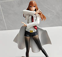 Фігурка статуетка аніме-дівчина у білому пальті / 22  см