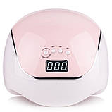 Лампа SUN BQ-V5 120 Ватт UV/LED MACAROON для полимеризації (Рожева), фото 3