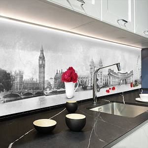 Фото панель універсальна ПЕТ, Самофіксуюча 62 х 205 см (товщина 1,2 мм) Архітектура Лондона