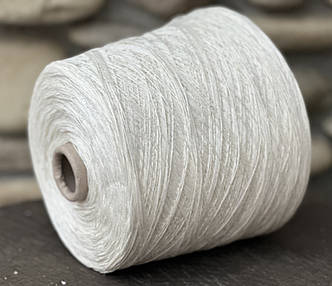 Італійська лляна пряжа BELLINO з прозорими паєтками