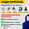Моп 80см Мопи для прибирання Акрил моп Змінний моп для швабри Моп для сухого прибирання підлоги Плоскі мопи Ганчірка моп, фото 9
