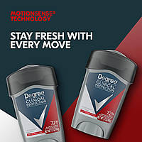 Дезодорант антиперспірант Degree Clinical Protection 72 H Soft Solid Sport Strength Antiperspirant Deodorant 48 грамм, фото 4