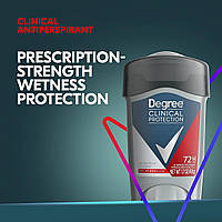 Дезодорант антиперспірант Degree Clinical Protection 72 H Soft Solid Sport Strength Antiperspirant Deodorant 48 грамм, фото 5