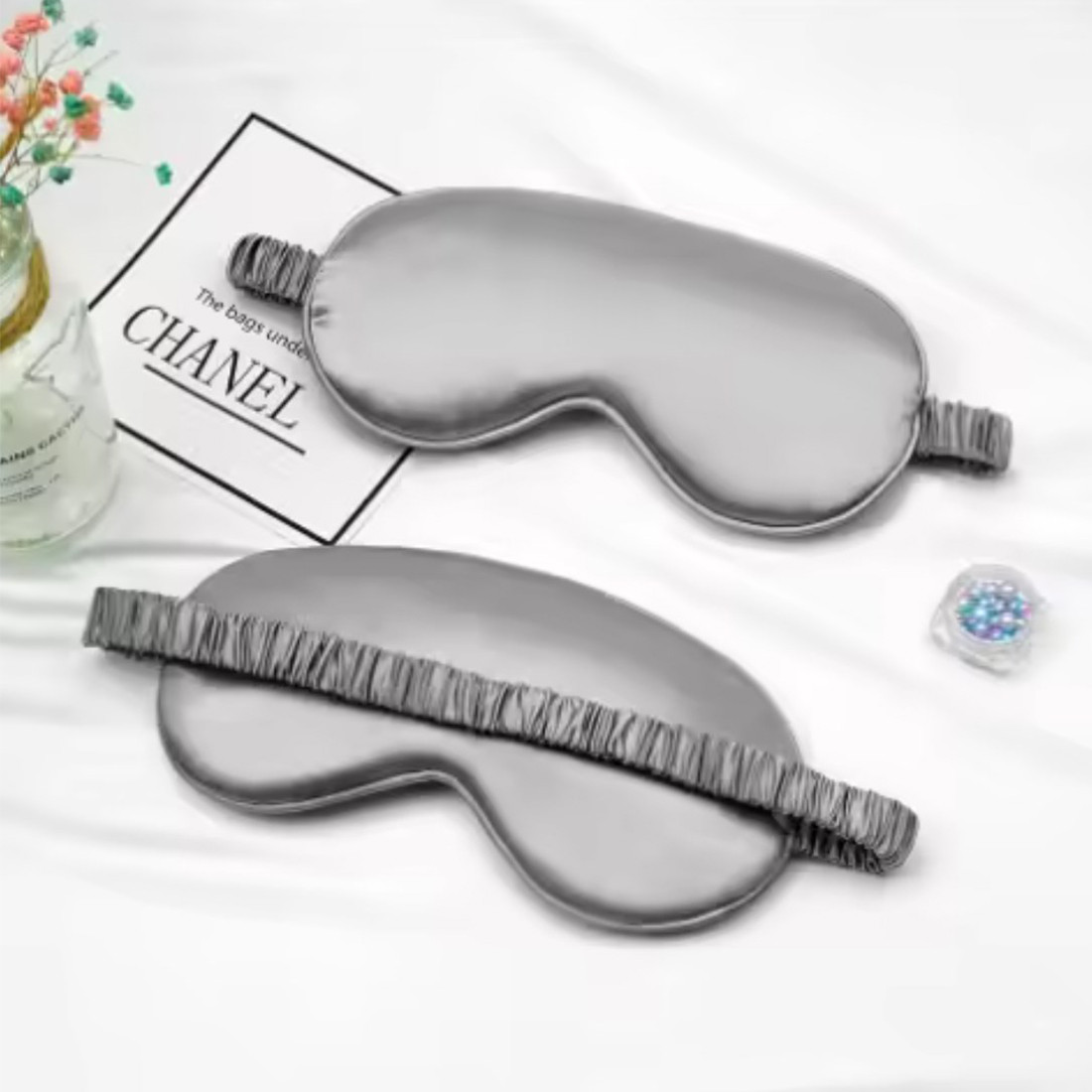 Маска для сну сіра, фото 1