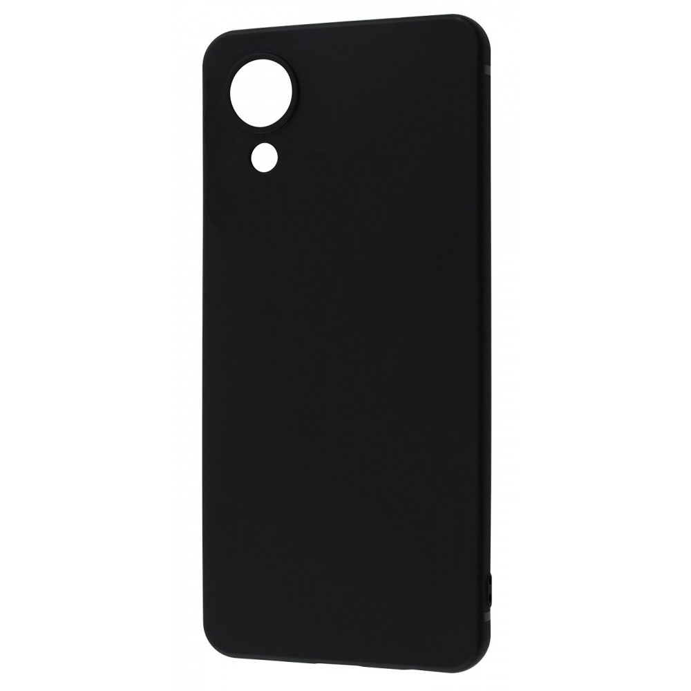 Силіконовий чохол 0.5 mm Black Matt Oppo A17, фото 1