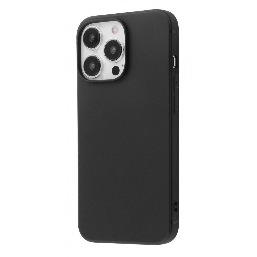 Силіконовий чохол 0.5 mm Black Matt iPhone 13 Pro