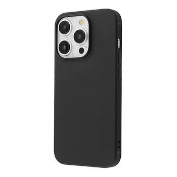 Силіконовий чохол 0.5 mm Black Matt iPhone 14 Pro